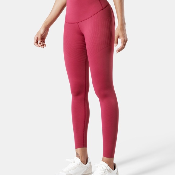 Body Sculpt Pocket Leggings  high compression full length(Baked Apple ) - Picture 2 of 11